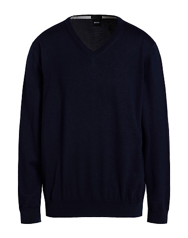 BOSS HUGO BOSS Jumper Midnight blue 100% Virgin Wool