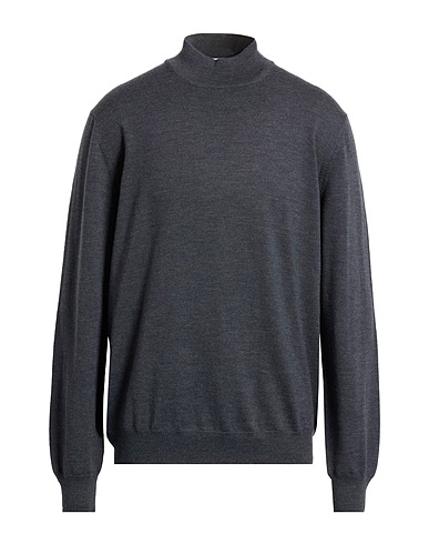 GRAN SASSO Polo neck Grey 100% Virgin Wool