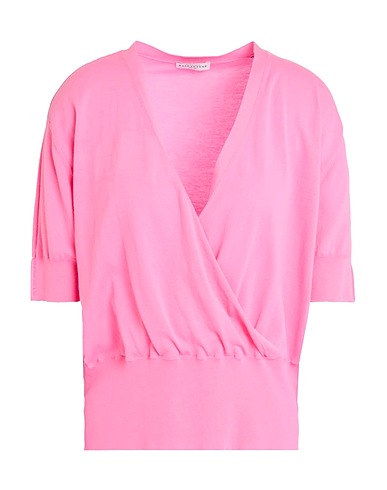 BALLANTYNE Jumper Pink 100% Cotton