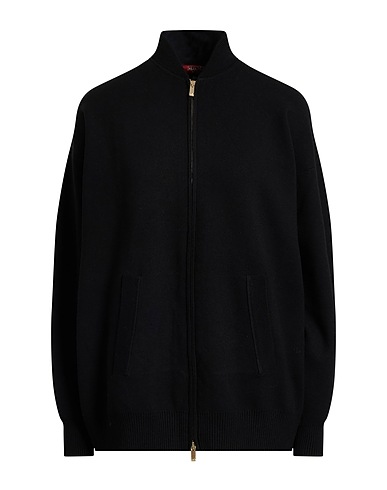 MAX MARA STUDIO Strickjacke Schwarz 72% Viskose, 28% Polyester