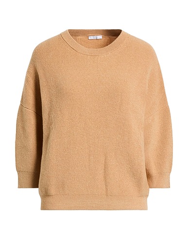 PESERICO Jumper EASY Camel 83% Wool, 9% Cashmere, 8% Polyester