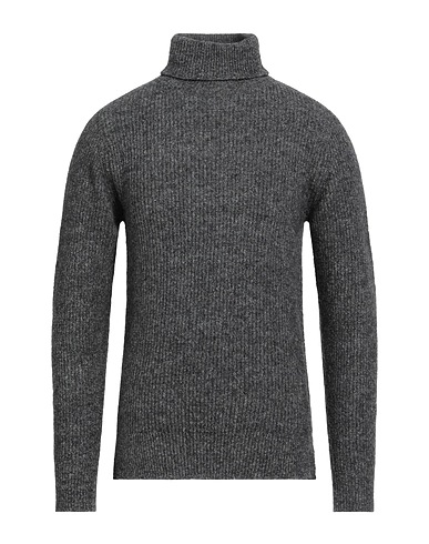 OFFICINE GÉNÉRALE Polo neck Charcoal 37% Alpaca wool, 30% Cotton, 26% Polyamide, 7% Wool
