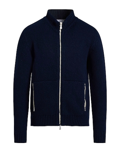 ELEVENTY Sweater with zip PLATINUM 68% Wool, 29% Cashmere, 3% Elastane