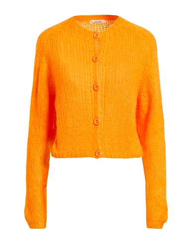FRACOMINA Cardigan COLLECTION Orange 40% Acrylic, 30% Polyamide, 25% Mohair wool, 5% Wool