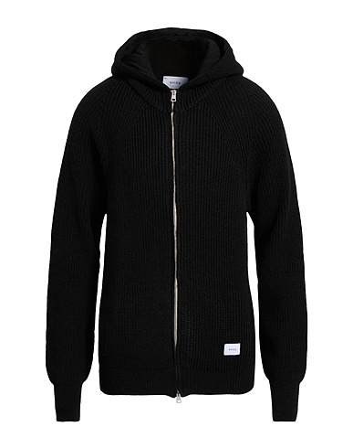 SHOE Pullover mit Zipper  Schwarz 74% Acryl, 26% Polyester