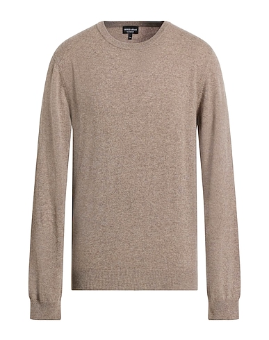 GIORGIO ARMANI Maglia in Cachemire Tortora 100% Cachemire