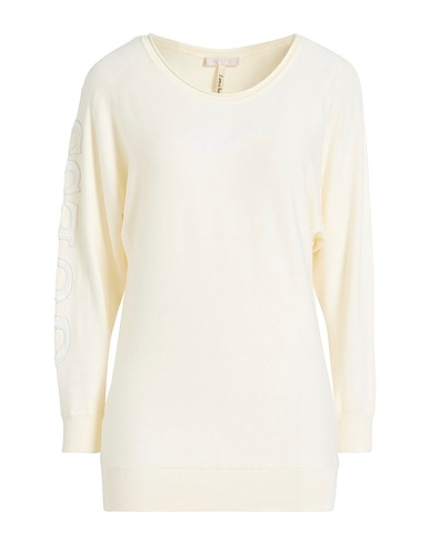GUESS Pullover Off white 82% Viscosa EcoVero™, 16% Poliammide, 2% Elastan