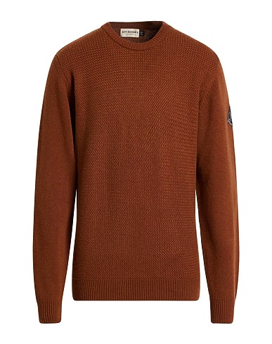 ROŸ ROGER'S Jumper Brown 45% Wool, 25% Polyamide, 25% Viscose, 5% Cashmere