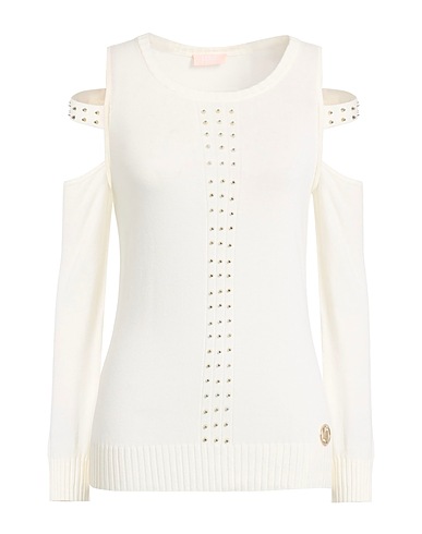 LIU •JO Jumper BETTER White 80% Viscose, 20% Nylon