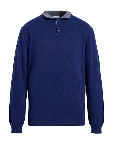 HERITAGE プルオーバー ネイビー ウール 90% / カシミヤ 10%