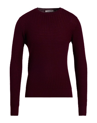 LA FILERIA Jumper Plum 100% Virgin Wool