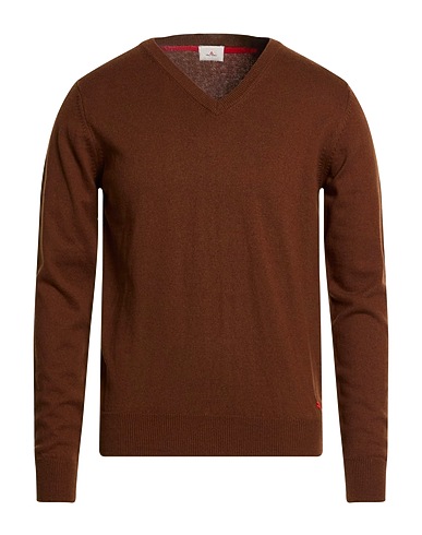 PEUTEREY Jumper Brown 90% Cotton, 10% Wool