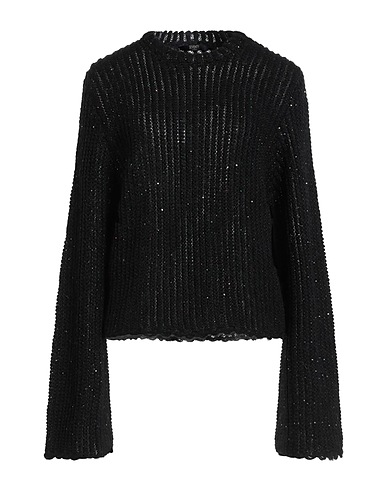 SEVENTY VENEZIA Jumper Black 38% Wool, 28% Polyester, 23% Polyamide, 6% Other Fibres, 5% Alpaca wool