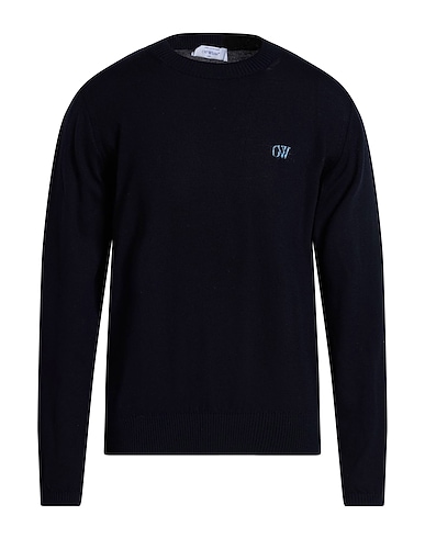 OFF-WHITE™ Jumper Black 100% Virgin Wool, Cotton