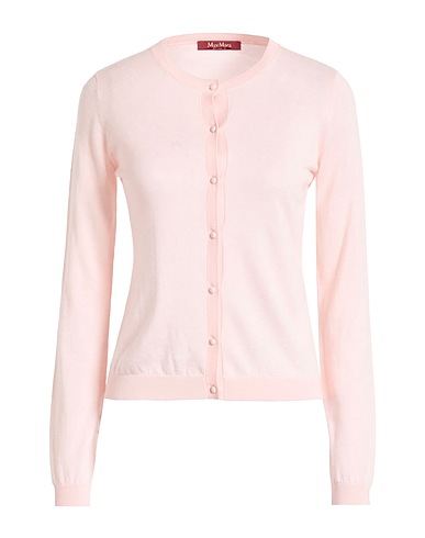 MAX MARA STUDIO Cardigan Light pink 55% Silk, 45% Wool