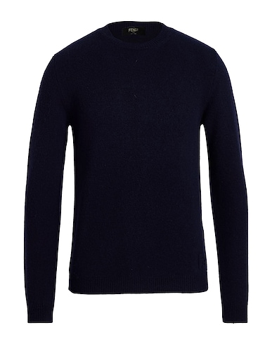 FENDI Jumper Midnight blue 100% Wool