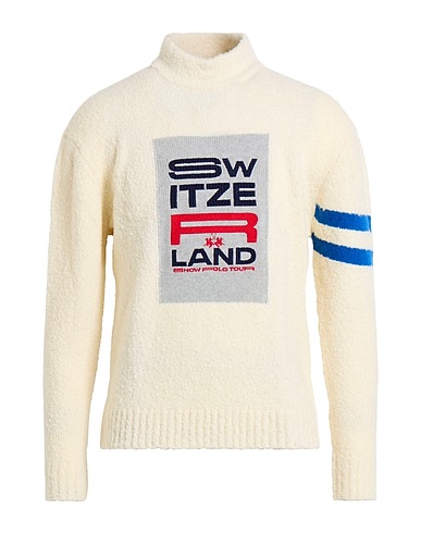 LA MARTINA Turtleneck White 33% Polyamide, 25% Acrylic, 25% Wool, 17% Alpaca wool