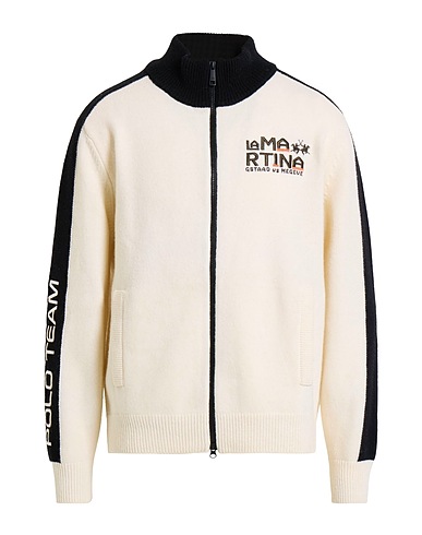 LA MARTINA Cardigan Off white 80% Wool, 20% Polyamide