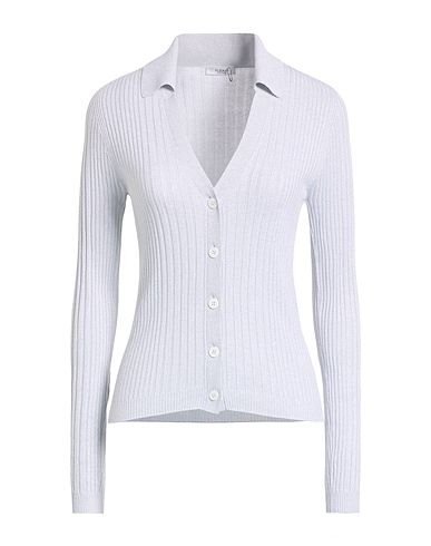 PESERICO Cardigan Light grey 89% Viscose, 11% Polyester
