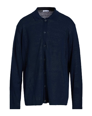 THELAND Cardigan Blu notte 100% Lino