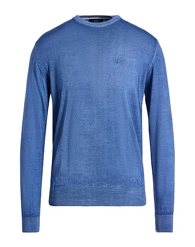 LA MARTINA Jumper Slate blue 100% Wool