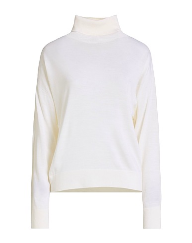 PESERICO Turtleneck EASY Ivory 100% Merino Wool