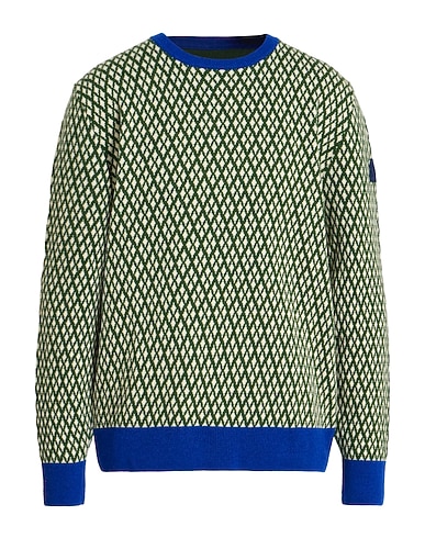 LA MARTINA Jumper Military green 33% Wool, 30% Viscose, 27% Polyamide, 10% Cashmere