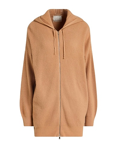 N.O.W. ANDREA ROSATI CASHMERE Cardigan Sand 30% Wool, 30% Viscose, 20% Cashmere, 20% Nylon