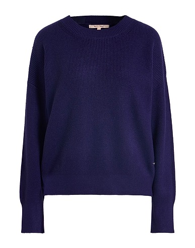WHITE WISE Jumper Dark purple 51% Viscose, 28% Polyester, 21% Nylon