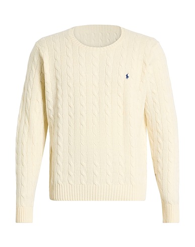 POLO RALPH LAUREN Jumper White 90% Wool, 10% Cashmere