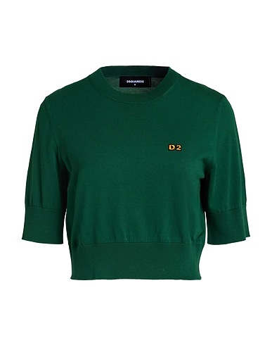 DSQUARED2 Pullover Verde smeraldo 100% Cotone