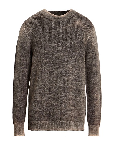 AROVESCIO Jumper Dark brown 56% Baby alpaca wool, 34% Polyamide, 10% Merino Wool