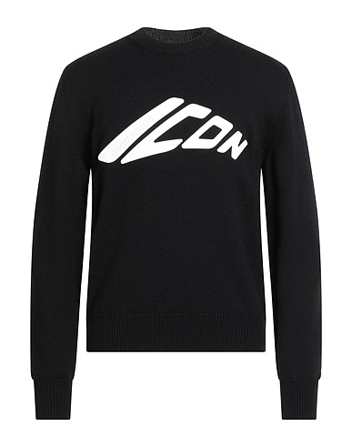 DSQUARED2 Jumper ICON Black 100% Virgin Wool