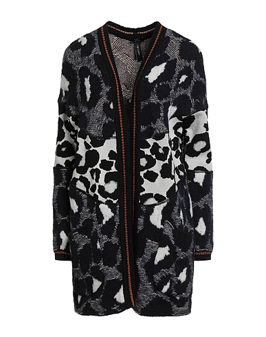 MARC CAIN Strickjacke Schwarz 45% Alpakawolle, 31% Polyamid, 13% Schurwolle, 6% Acryl, 5% Viskose
