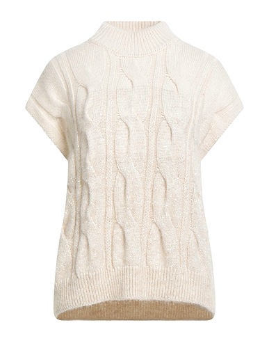 PESERICO Jumper Beige 35% Virgin Wool, 31% Alpaca wool, 19% Nylon, 10% Silk, 5% Cashmere