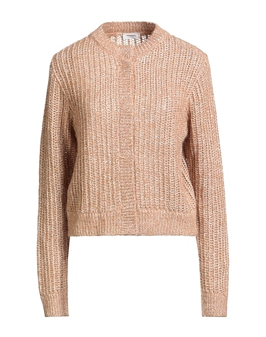 PESERICO Cardigan Camel 40% Polyester, 23% Alpaca wool, 15% Virgin Wool, 14% Polyamide, 8% Other Fibres