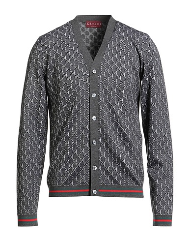 GUCCI Cardigan Grey 74% Wool, 26% Silk