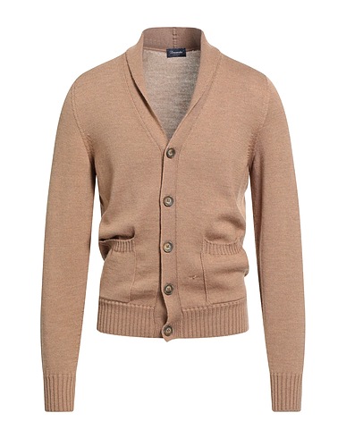 DRUMOHR Cardigan Camel 100% Merino Wool