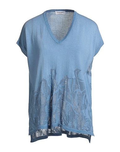 KANGRA Sweater Light blue 100% Cotton