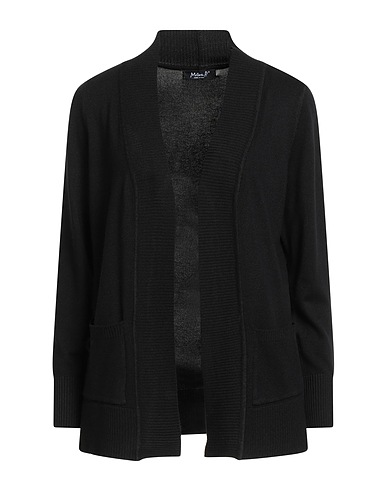 MILVA P. ® Cardigan Nero 75% Rayon, 25% Poliestere