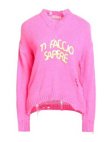 SHOPART Sweater Fuchsia 57% Acrylic, 29% Polyamide, 7% Wool, 7% Viscose
