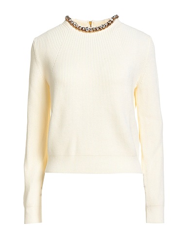 ELISABETTA FRANCHI Jumper Ivory 70% Viscose, 30% Polyester