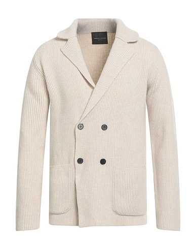 ROBERTO COLLINA Cardigan Beige 100% Merino Wool