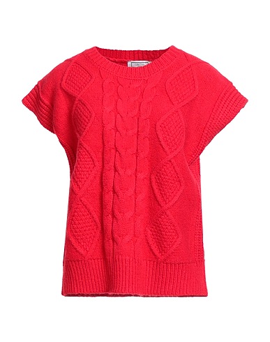 GRETHA Milano Jumper Red 40% Viscose, 35% Polyester, 25% Wool
