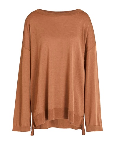 KAOS 풀오버 카멜 100% 울