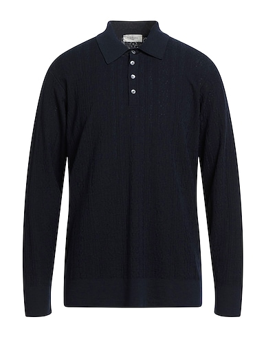 PIACENZA CASHMERE 1733 プルオーバー ミッドナイトブルー ウール 100%