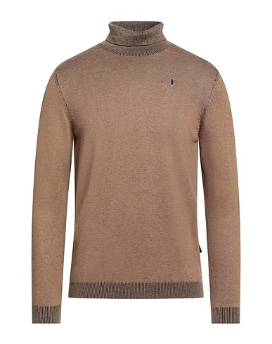 REFRIGUE Polo neck Sand 50% Viscose, 35% Polyamide, 10% Cotton, 5% Acrylic