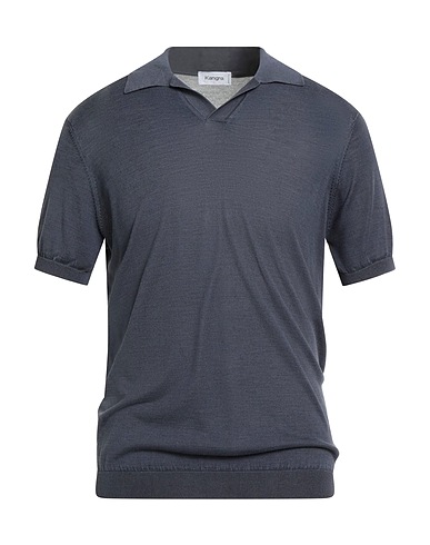 KANGRA Pullover Blu notte 85% Seta, 15% Cachemire
