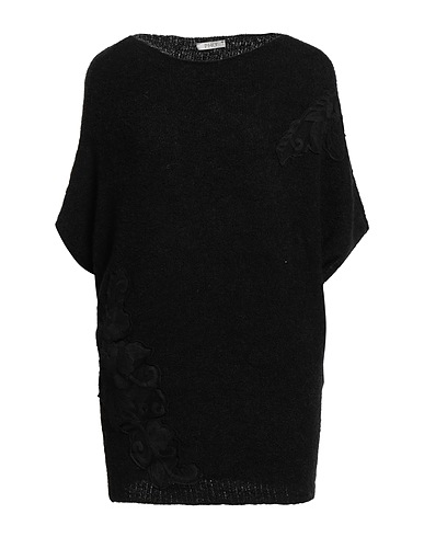 PHO Firenze Jumper Black 50% Wool, 26% Polyamide, 22% Acrylic, 2% Elastane