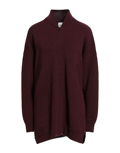 JEI O' Cardigan Plum 80% Wool, 20% Polyamide